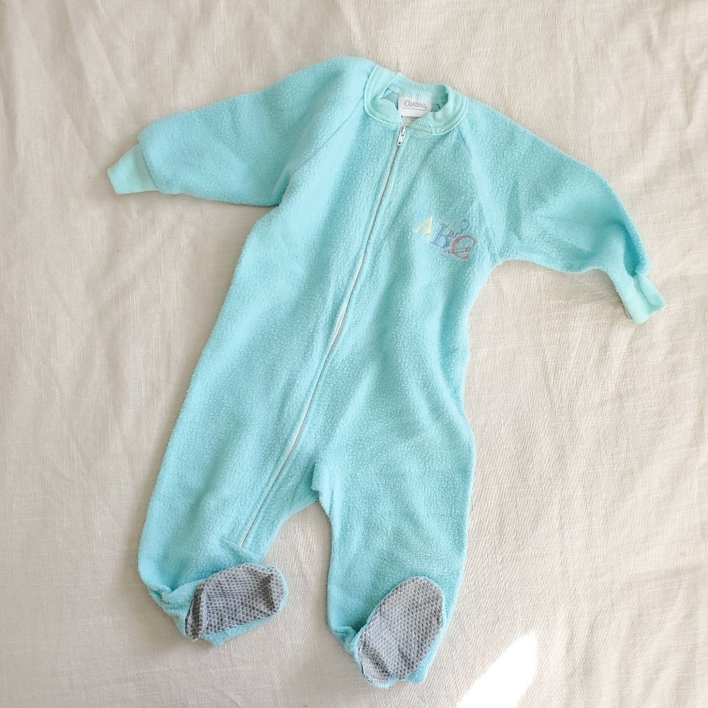 Vintage Carters ABC Footed Pjs 18 months